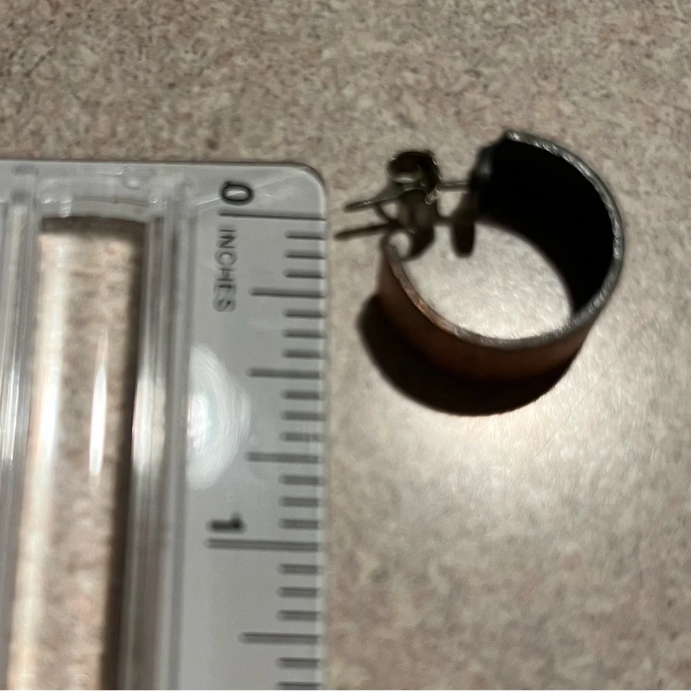 Copper hoops - Picture 2 of 3